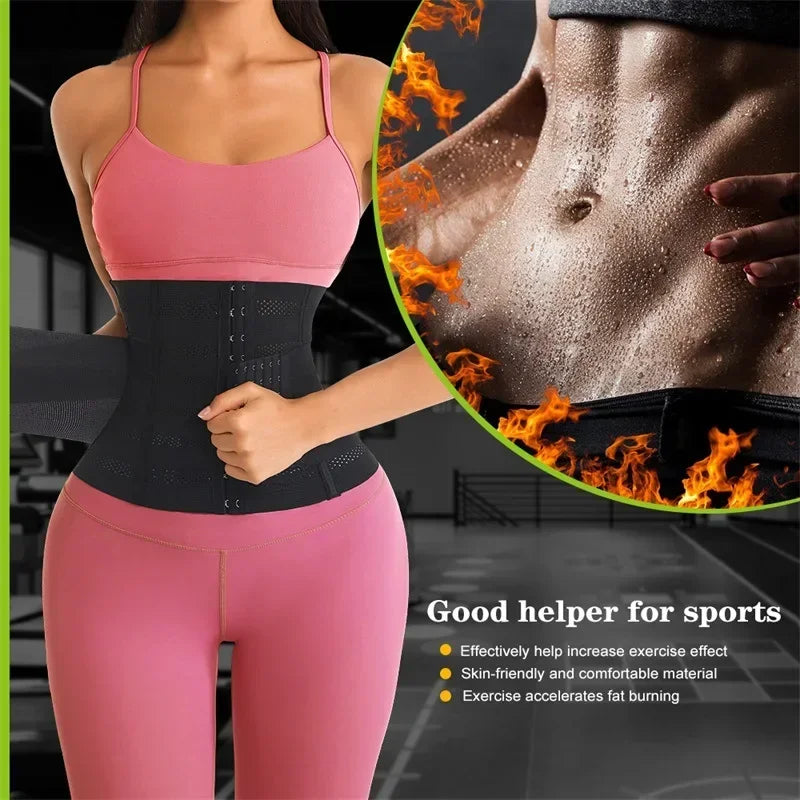 Women’s Waist Trainer – Tummy Control Slimming Body Shaper & Flat Belly Corset Belt