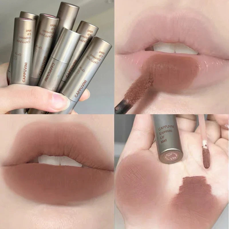Velvet Matte Lip Gloss - Waterproof Smudge-Proof Non-Stick Liquid Lipstick
