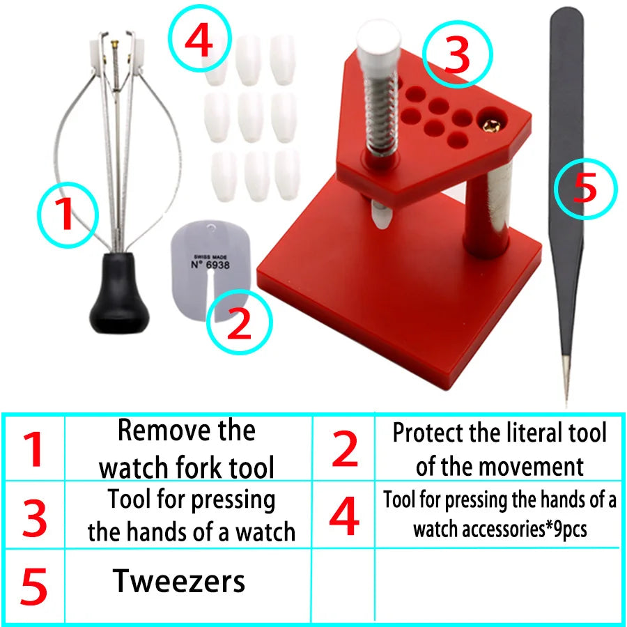Portable Watch Hand Remover & Presser Tool – Precision Wristwatch Needle Puller for Accurate Watch Repair
