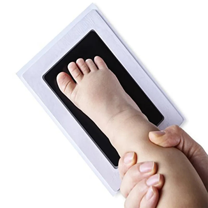 Newborn Baby Hand and Footprint Kit: DIY Ink Pads Photo Frame - Safe, Clean Souvenir Accessories for Baby Shower Gift