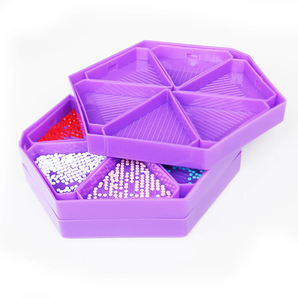 Removable 6 Slot Diamond Painting Storage Containers – Large Trays & Accessories