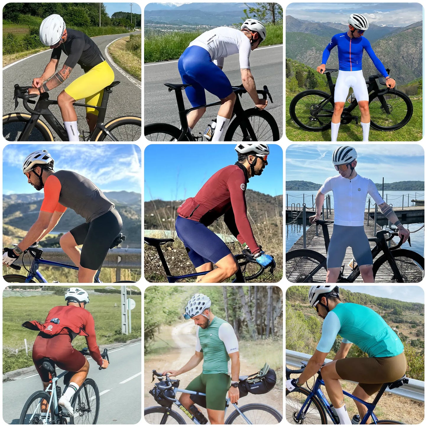 DAREVIE Men’s Seamless Cycling Bib Shorts 2.0 PRO – 4-Way Stretch, 6H 500KM Ride Comfort, Professional Cycling Bretelle Shorts