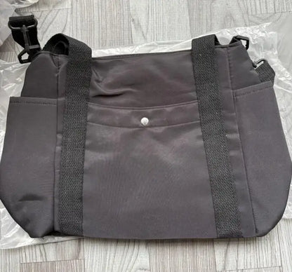 Large Capacity Nylon Crossbody Bag - Casual Messenger Shoulder Tote with Removable Strap