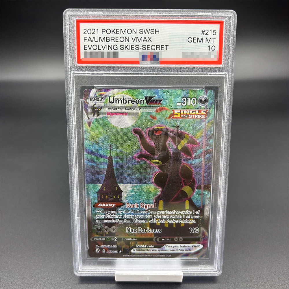 DIY 2023 PTCG Van Gogh Pikachu & Grey Felt Hat Collection Card – 10-Point Rating Anime Game Card Gift Toy