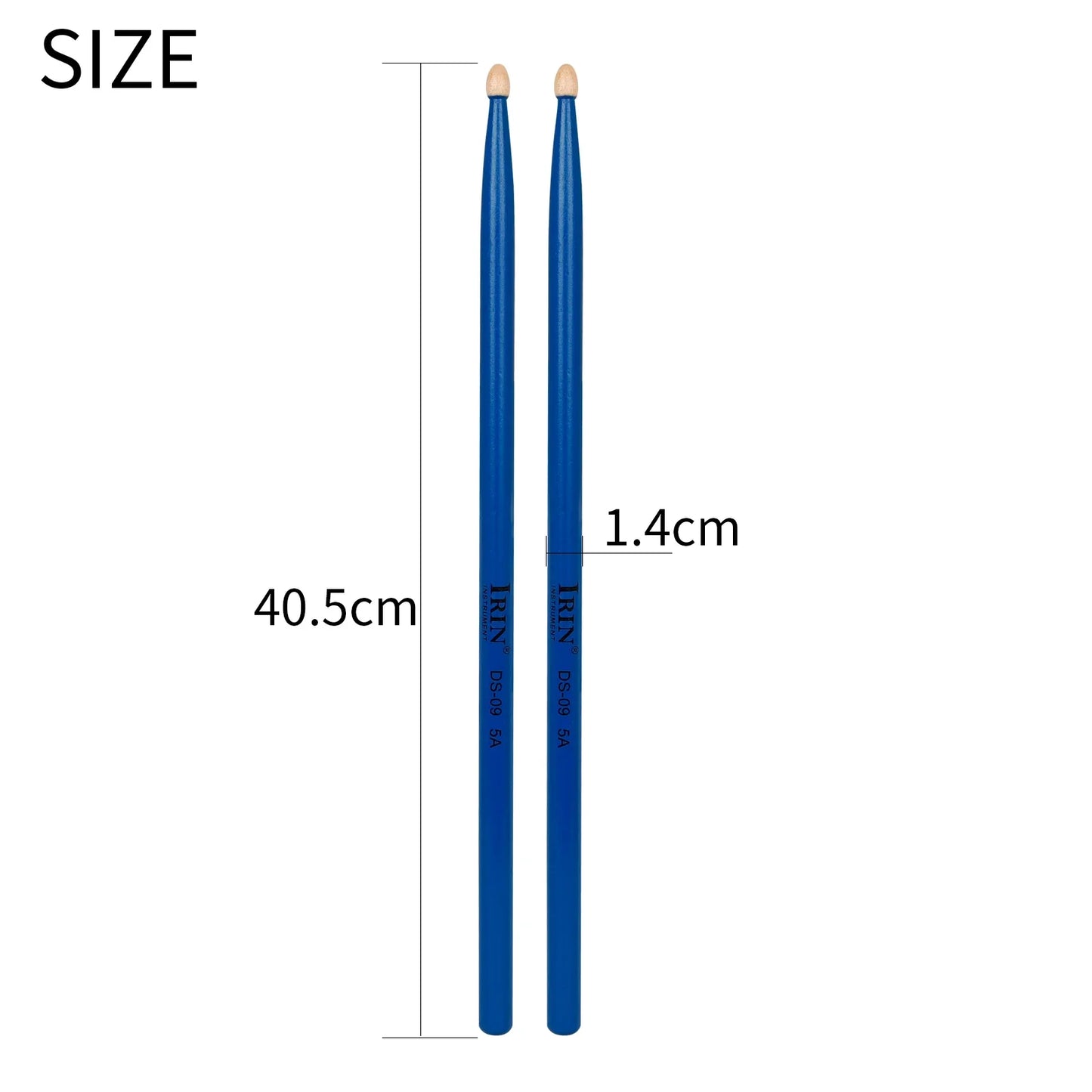 IRIN 5A Maple Drumsticks – DS-09 Multicolor Drum Mallets, Professional Percussion Musical Instrument Accessories