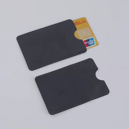 10PCS RFID Card Protector Sleeves - Anti Scan NFC Blocking Aluminum Foil Credit Card Holder