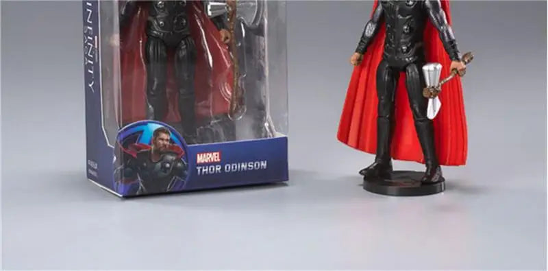 ZD Toys Avengers Legends Action Figures – Iron Man, Spider-Man, Thor, Captain America, Thanos, Hulk, War Machine Gift Set