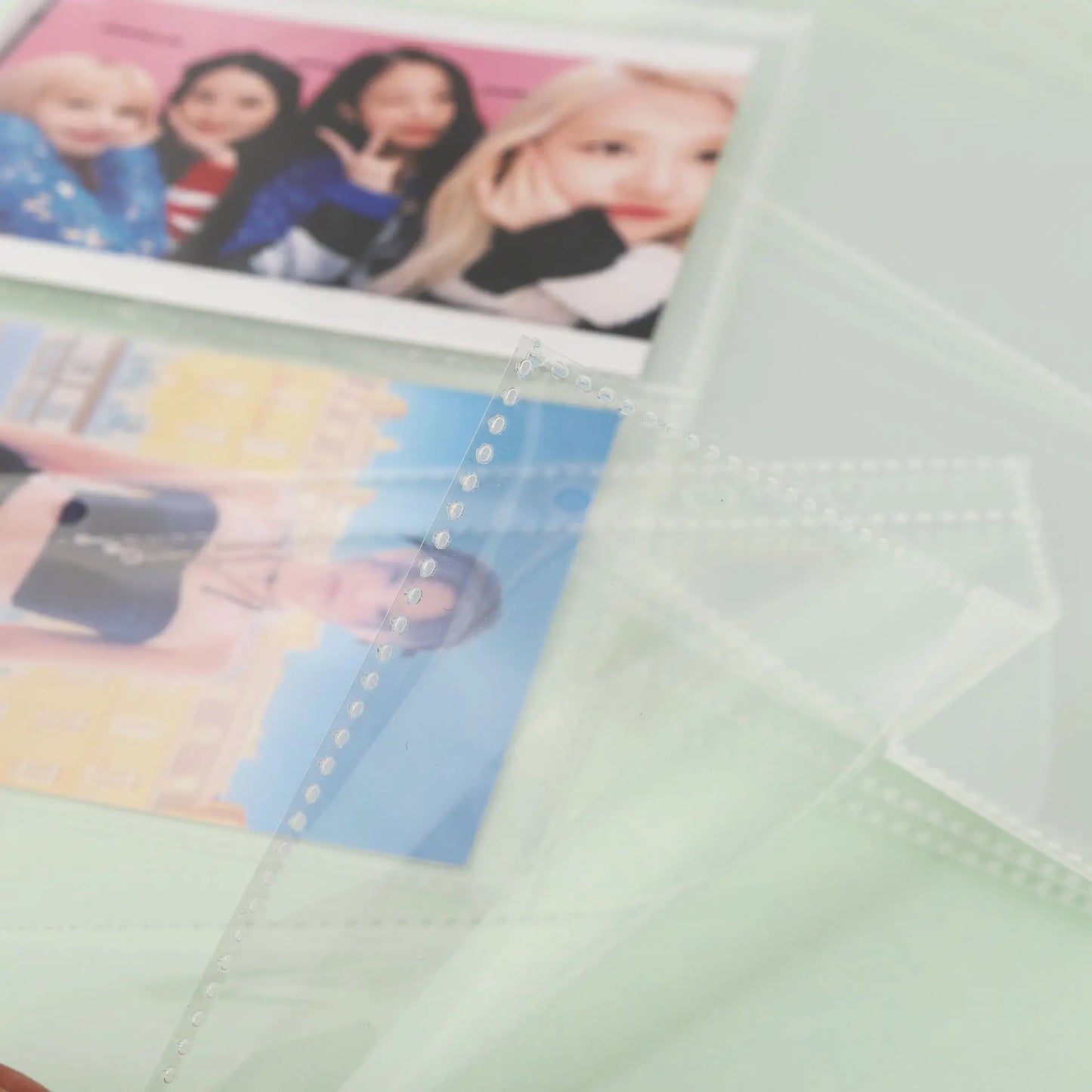 A5/A6/A7 Transparent File Holder Set – 10pcs 6-Hole Loose Leaf PVC Binder for DIY Document Storage