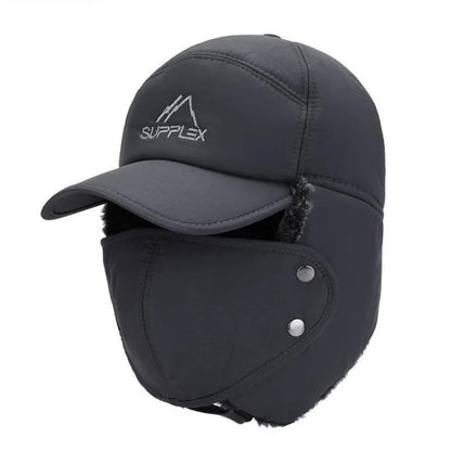 Winter Thickened Faux Fur Baseball Hat – Men’s & Women’s Skiing, Fishing, and Outdoor Cold Weather Hat