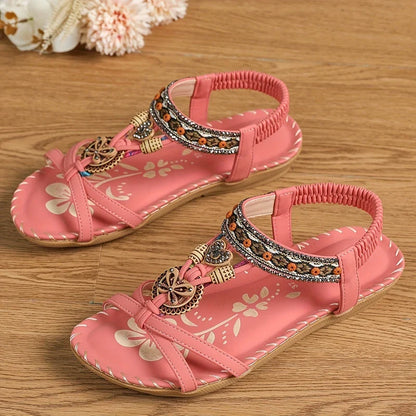 Women’s Summer Casual Sandals - Comfortable Walking Beach Shoes Outdoor Party Footwear for Ladies