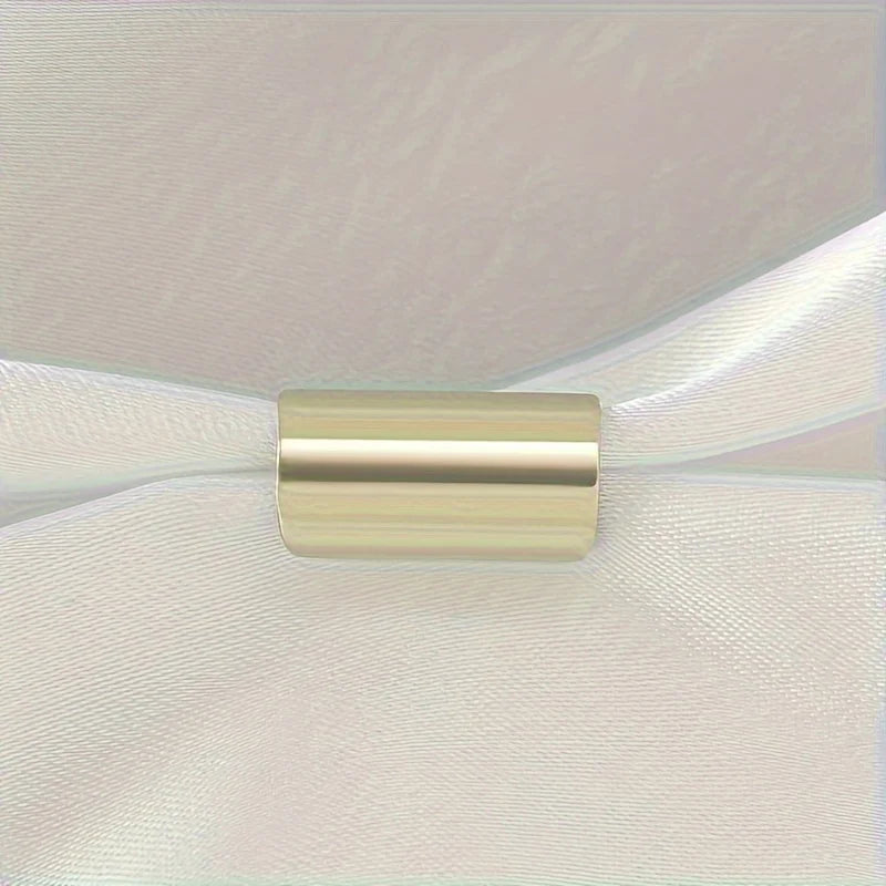 Simple Long Tube Geometric Stainless Steel Ear Cuff — Non-Piercing Jewelry for Men & Women Daily Wear