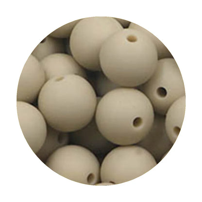 50Pcs Silicone Spacer Beads - 9/12/15mm Round Loose Beads for DIY Necklace Bracelet Jewelry Making