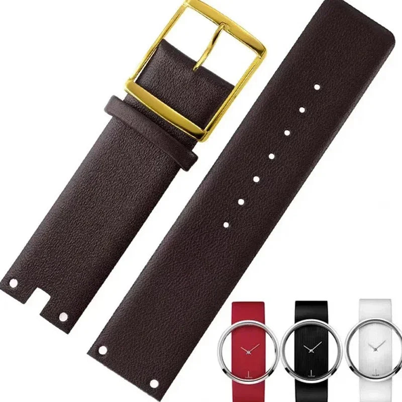 Genuine Leather Watch Band for CK K94231/K9423101 – 22mm Durable & Soft Strap for Calvin Klein Watches