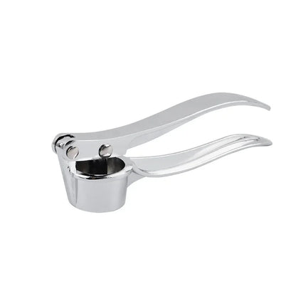 Stainless Steel Garlic Press Crusher — Handheld Garlic Smasher & Mincer Manual Squeezer Kitchen Tool