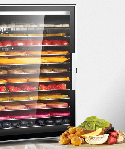 220V/110V Commercial Food Dehydrator – Stainless Steel Fruit & Vegetable Dryer for Snacks