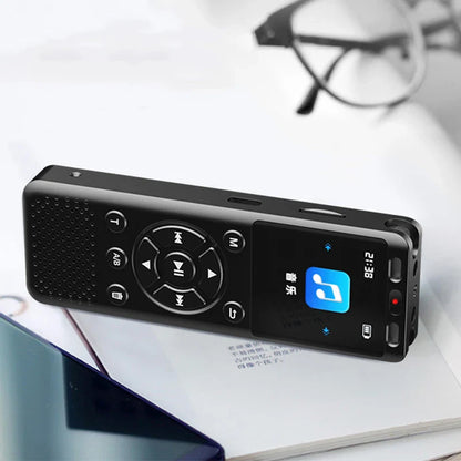 Digital Voice Recorder with Voice Activation & Timed Recording – Built-In Storage, External Microphone Support & Long Battery Life