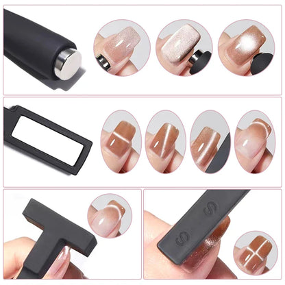 Cat Eye Nail Magnetic Stick – Heart-Shaped Magnet Tool for UV Gel Polish & Manicure Design