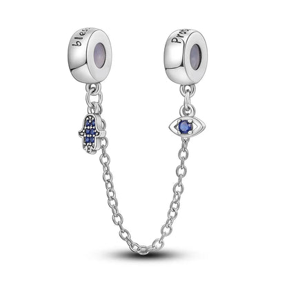 MULA Chameleon Silver-Plated Charm with Color-Changing Crystal Ball - DIY Snake Chain Bracelet Jewelry Gift for Women