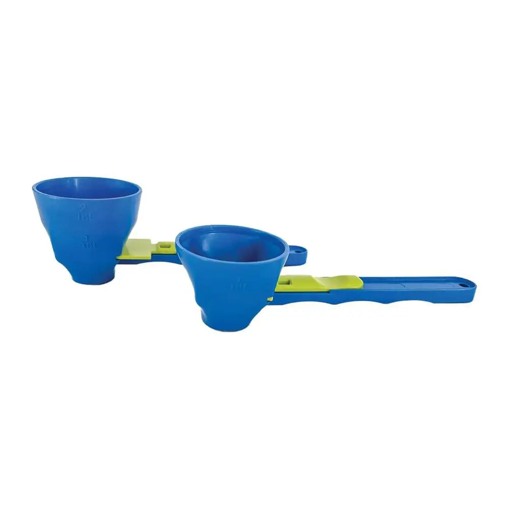 Creative No-Spill Measuring Spoon Funnel – Easy Refill Tool for Protein Powder, Sports Drinks & Baby Formula