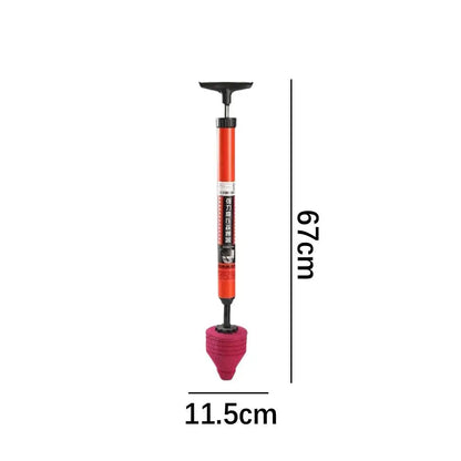High Pressure Toilet Pipe Plunger – Silicone One-Shot Sewer Dredging Tool for Quick Unblocking