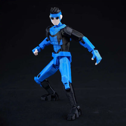 9L3D Lucky 13 Invincible Boy Eve Action Figure — 3D Printed Anime Model, Multi-Jointed Poseable Collectible Toy Gift for Fans