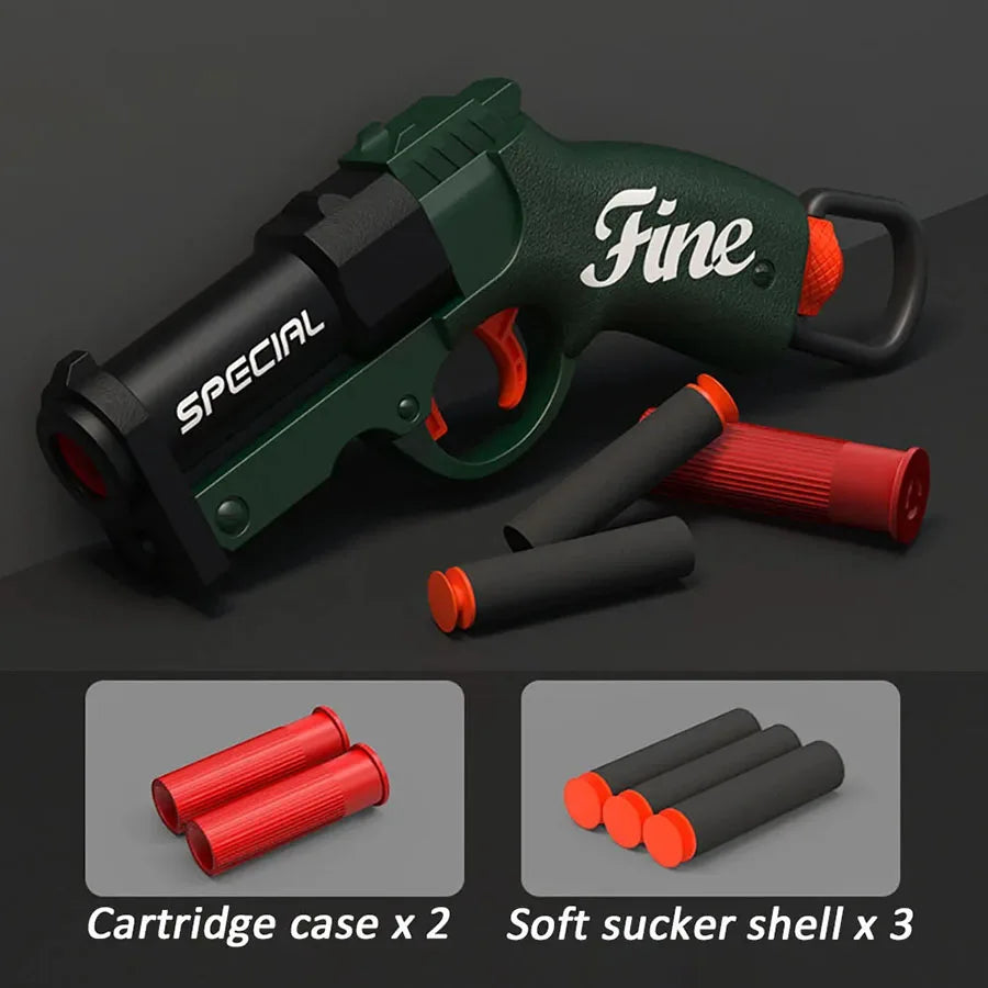 Mini S686 Soft Bullet Launcher Toy Gun – Airsoft Foam Bullet Blaster for Kids, Outdoor Pistol Weapon