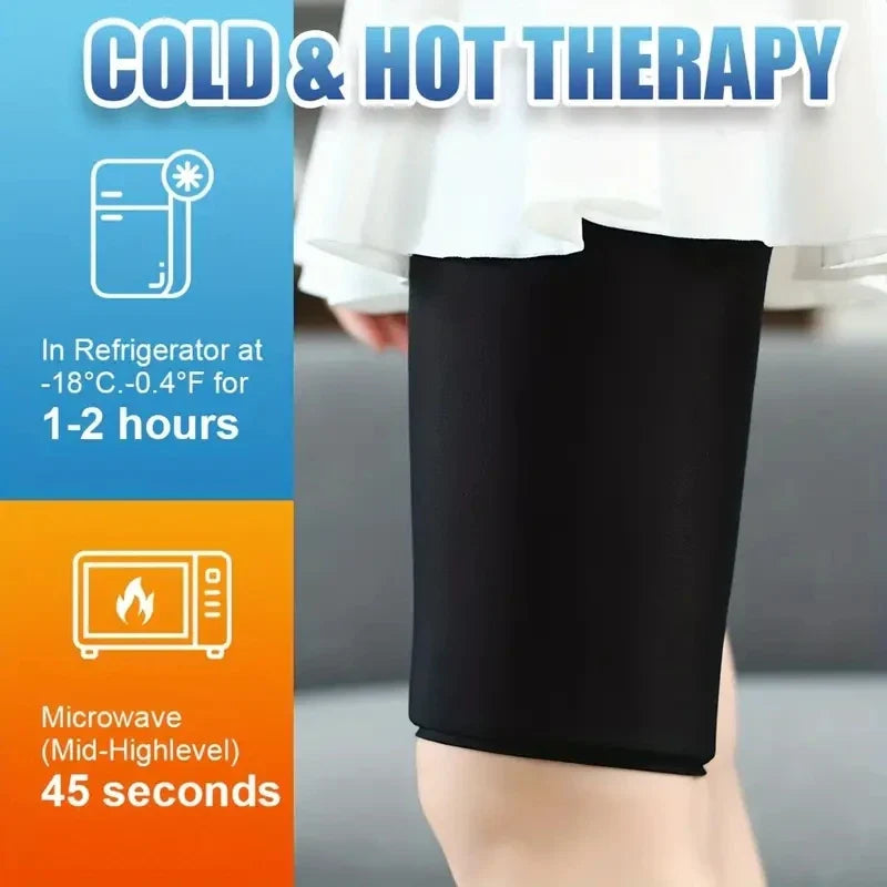 Gel Ice Sleeve — Reusable Hot & Cold Pack for Elbow, Knee, Ankle & Hand