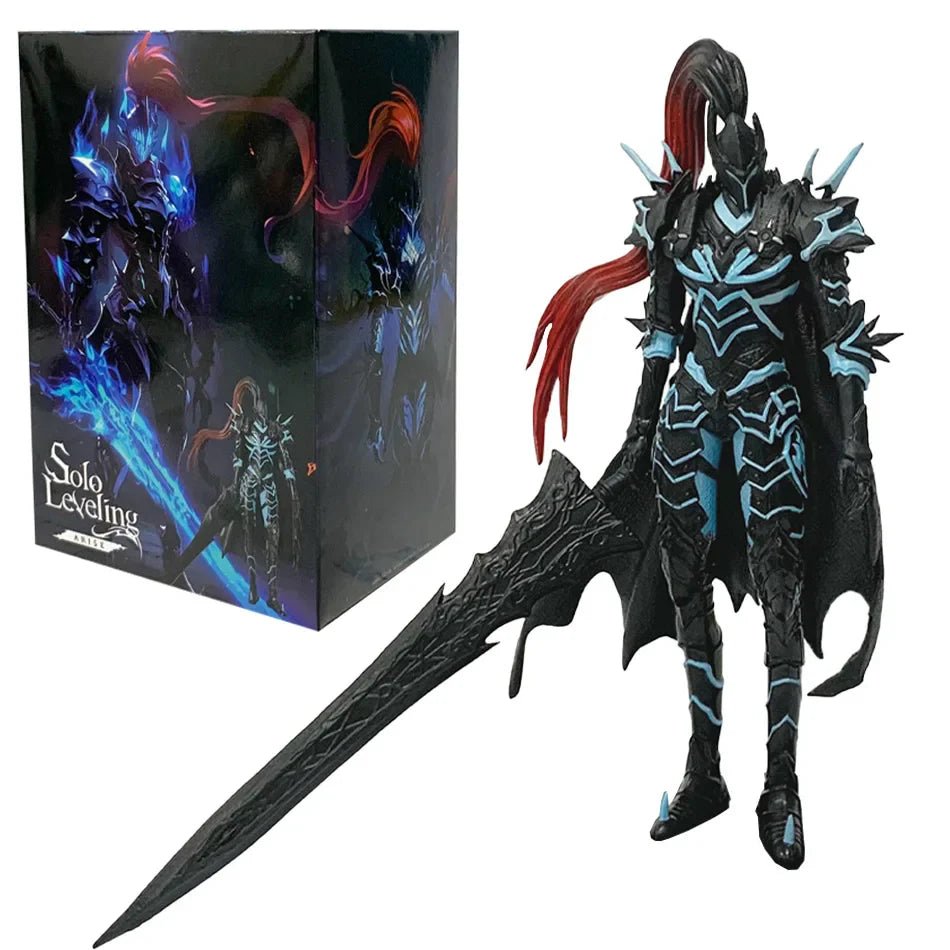 20-21cm Solo Figures – Bloodred Knight & Yggdrasil Action Figure Statue, Lgris Sung Jinwoo Model Toy