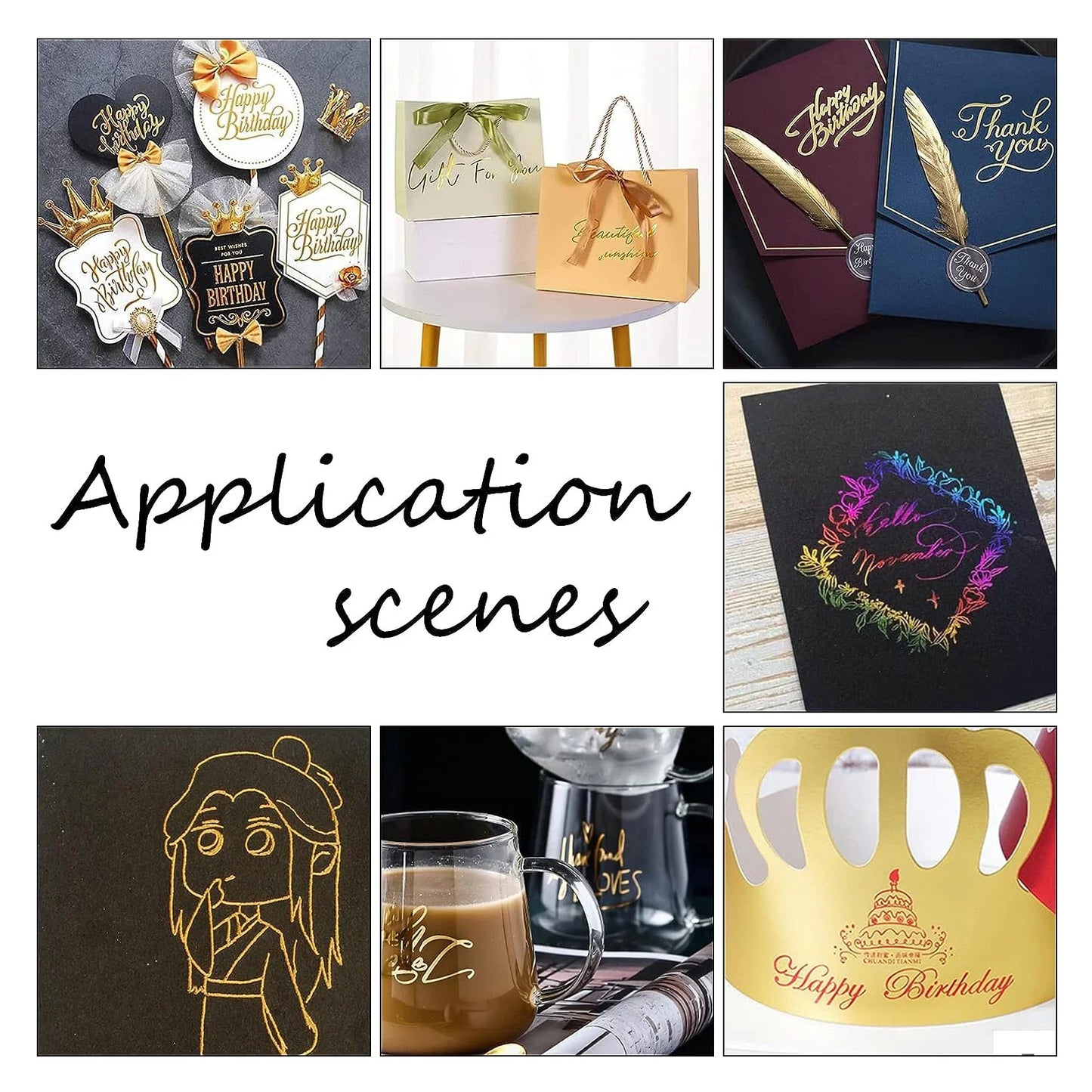 USB Heated Foil Pen Set – Hot Foil Tool for Scrapbooking, Card Making & Craft Drawing