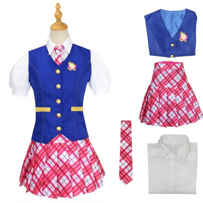 Princess Uniform Costume Set - Elegant College-Style Role-Playing Dress for Girls’ Parties & Cosplay