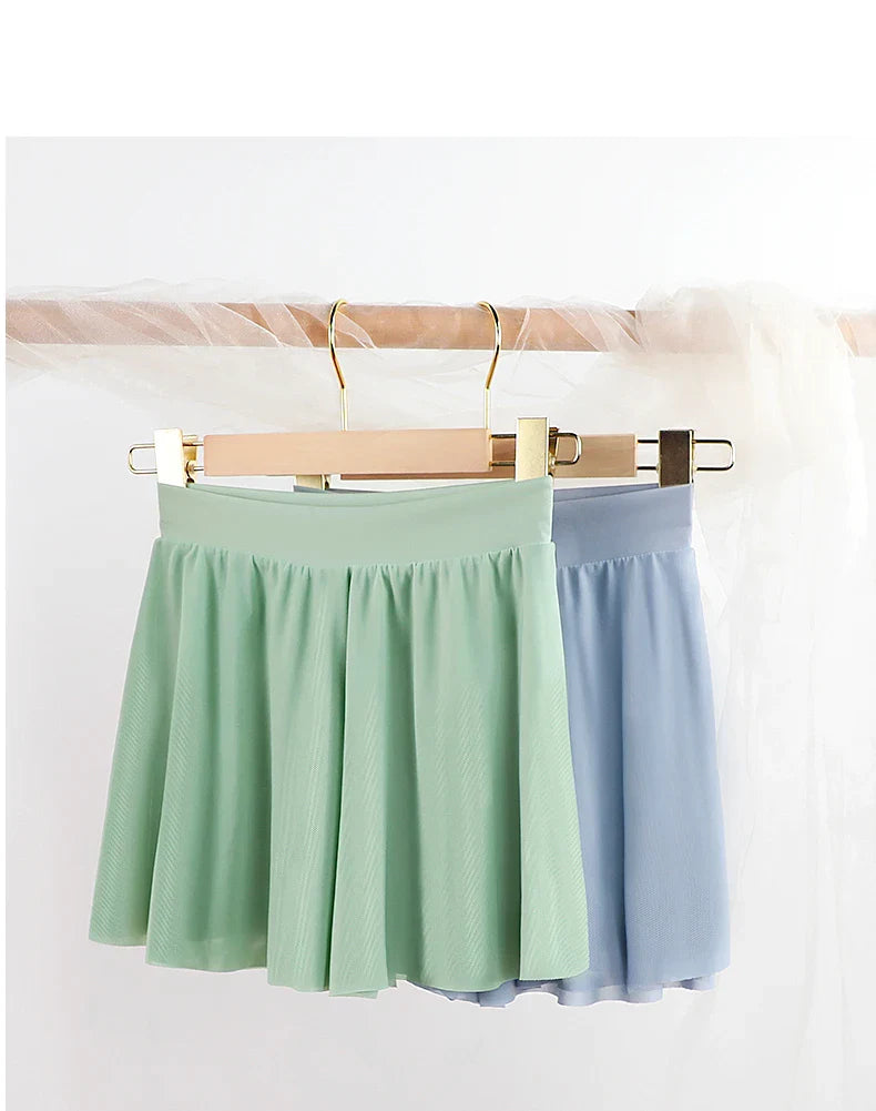 Women’s Dance & Yoga Shorts – Skirted Sport Pants for Ballet, Training, Jogging, Running & Fitness