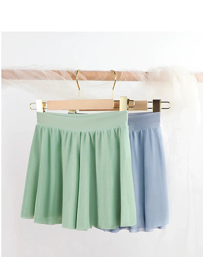 Women’s Dance & Yoga Shorts – Skirted Sport Pants for Ballet, Training, Jogging, Running & Fitness