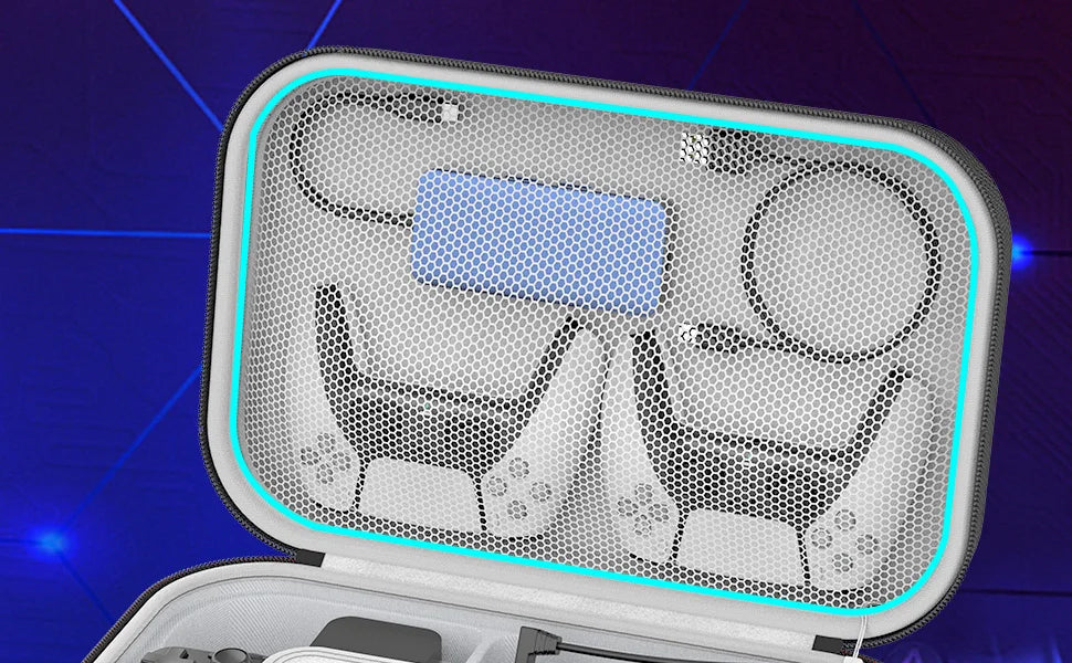 Steam Deck Carrying Case – Large Capacity Storage for Console & Accessories, Portable Case with Built-in Protection