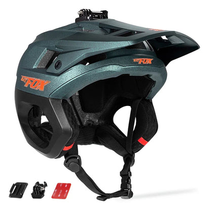 BATFOX 3/4 Cycling Helmet – Off-Road MTB Road Bike Helmet for Men & Women, Three-Quarters Protective Safety Gear for Outdoor Sports Riding