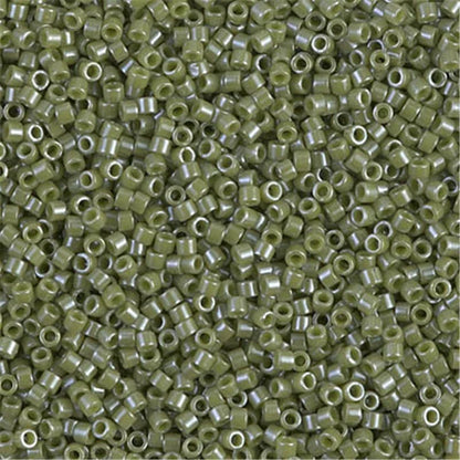 Miyuki Delica 11/0 Seed Beads - Glazed Luster Glass Beads for DIY Jewelry Making
