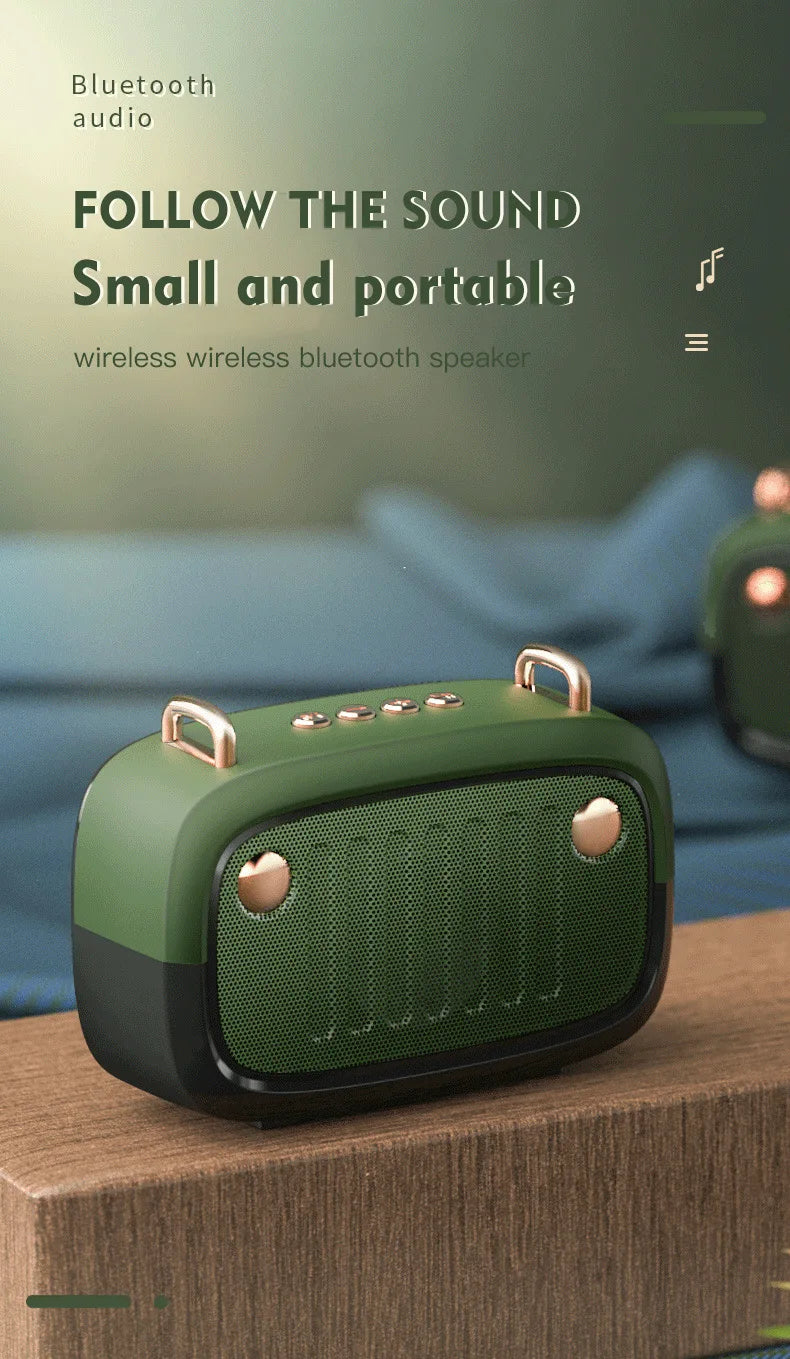 Wireless Portable Bluetooth Speaker — Mini Subwoofer Music Box with Hands-Free Function