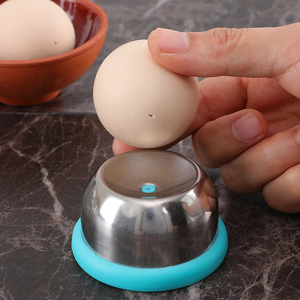 Stainless Steel Egg Piercer & Hole Puncher — Durable Kitchen Tool for Raw Eggs, Poaching & Baking