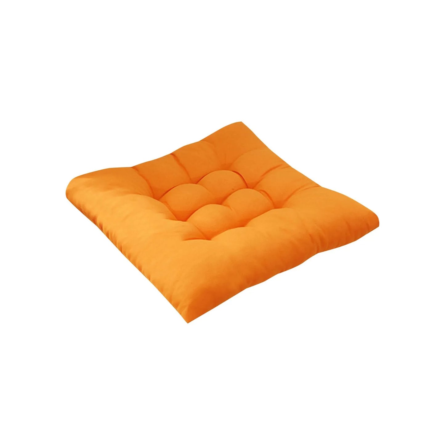 Solid Square Chair Cushion – Soft Cotton Upholstery for Office, Home, Car, and Garden Sun Lounge Seat