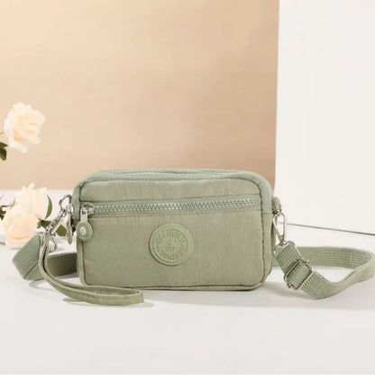 Women’s Large Capacity Handbag – Fashionable Portable Crossbody & Shoulder Bag with Zipper, Messenger Style