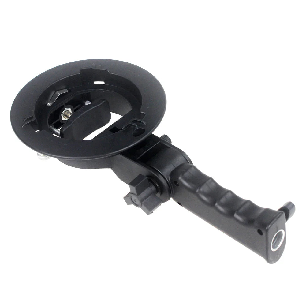 Handheld S-Type Bracket Holder with Bowens Mount — Compatible with Speedlite Flash, Softbox, Snoot & Umbrella