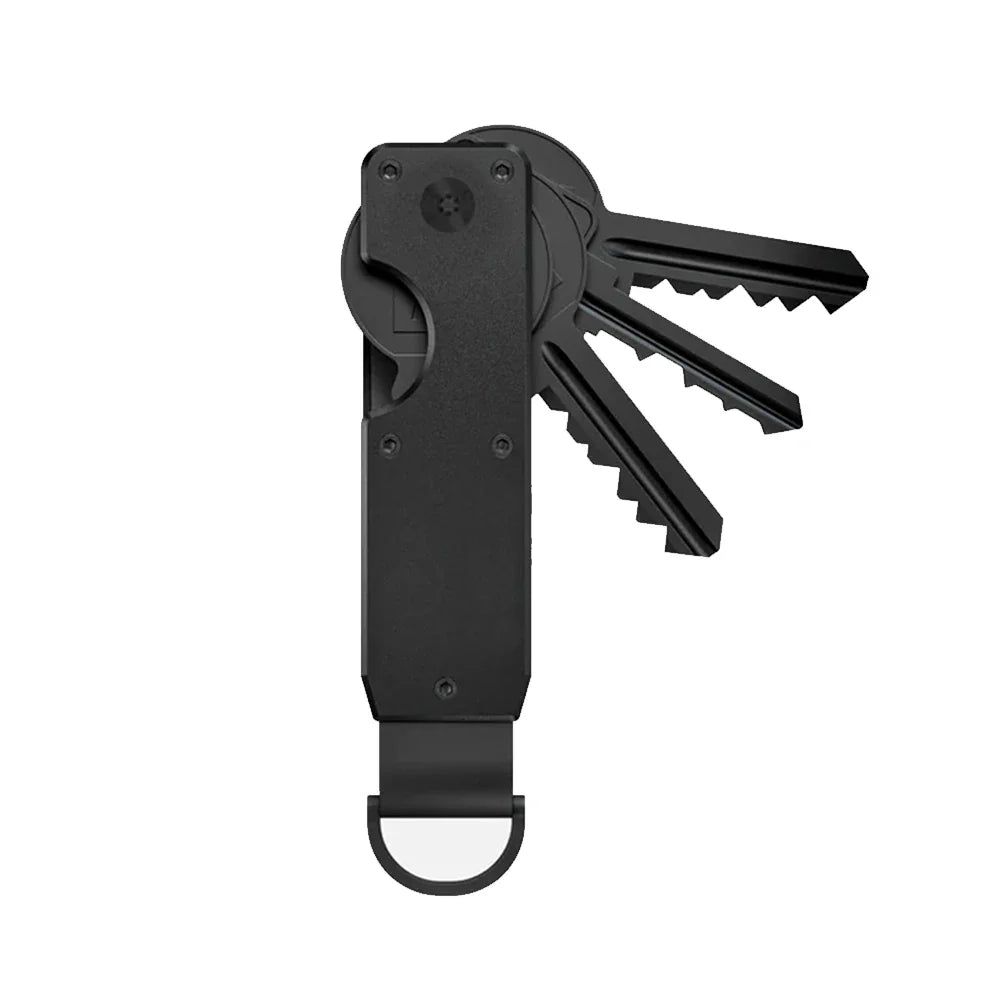 Compact Metal Key Organizer – Minimalist Key Case Holder for 2-6 Keys, Secure Keychain