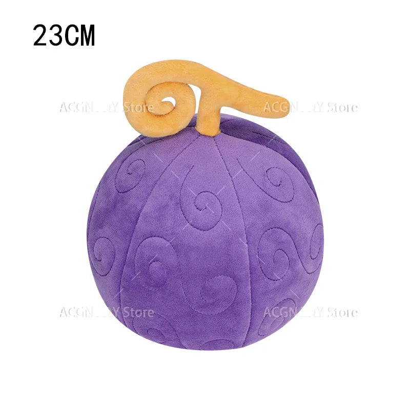 6 Styles Fruit Plush Toys – Anime Soft Stuffed Toys: Gum-Gum, Op-Op, Tremor-Tremor, Flower-Flower, Flame-Flame, Fish-Fish Gifts