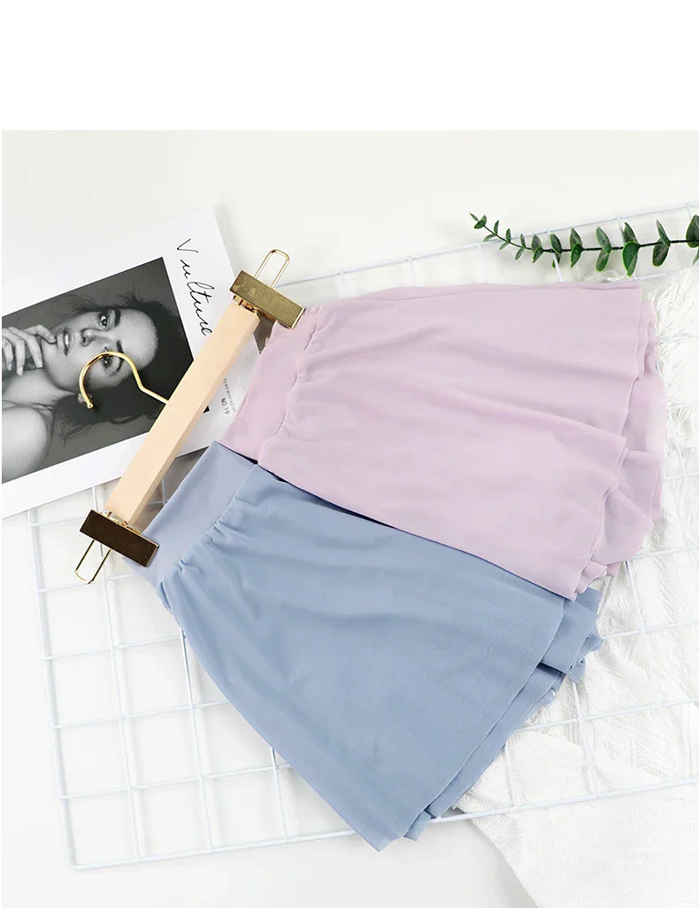 Women’s Dance & Yoga Shorts – Skirted Sport Pants for Ballet, Training, Jogging, Running & Fitness