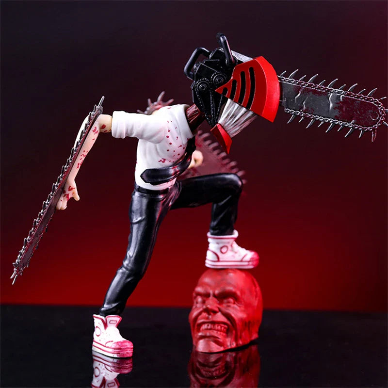 17cm Chainsaw Man Denji Figure – PVC Anime Action Figurine, Collectible Model, Desktop Decoration, Gift for Adults & Kids