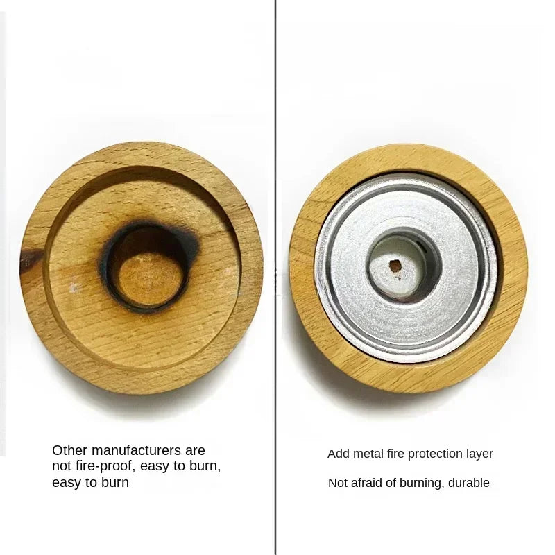 Wooden Cocktail Smoker Kit: Enhance Your Drinks with a Smoky Flavor - Ideal for Whiskey and Bar Accessories