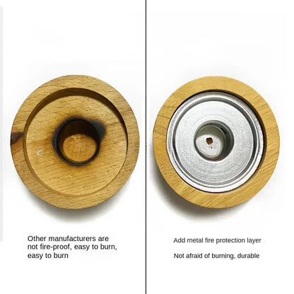Wooden Cocktail Smoker Kit: Enhance Your Drinks with a Smoky Flavor - Ideal for Whiskey and Bar Accessories