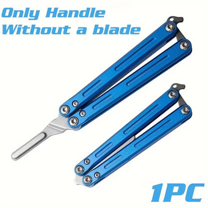 Foldable Butterfly Knife – Portable Stainless Steel Pocket Practice Knife for Outdoor Training