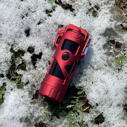 Dual Arc USB Lighter & Flashlight — Windproof Portable Plasma Ignition Survival Tool