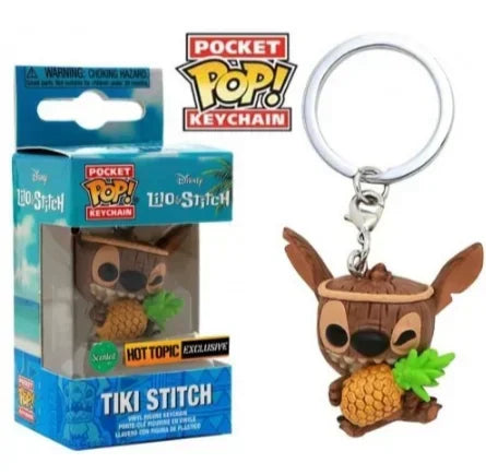 Funko Pocket Pop Keychains 22 Styles – Mickey, Minnie, Donald, Stitch, Angel, Elvis, Lilo & Scrump Vinyl Figure Toys