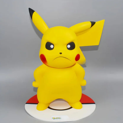 Pokemon Large Figure Set — Pikachu, Charmander, Eevee, Squirtle & Pokeball Doll Figurines, Kids Collectible Toys & Gifts